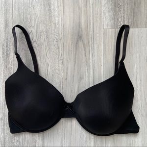 Black Padded Push Up Bra 36D